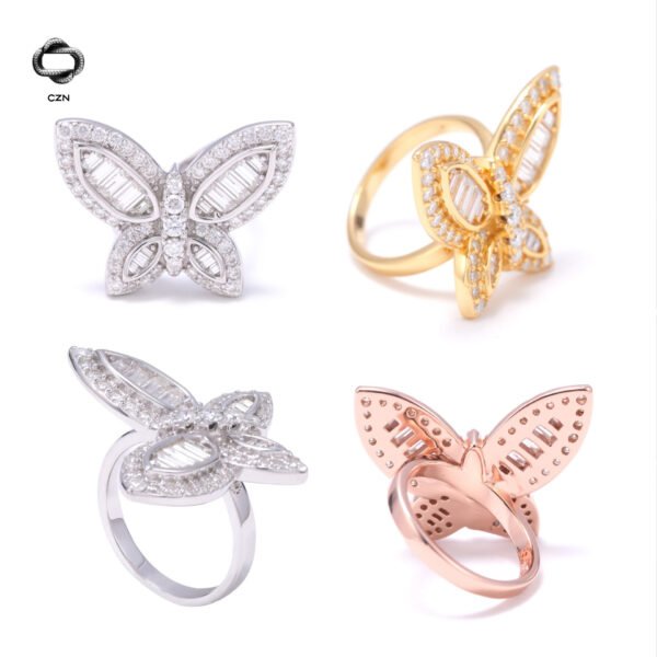 Moissanite Butterfly Elegance Ring - Image 5