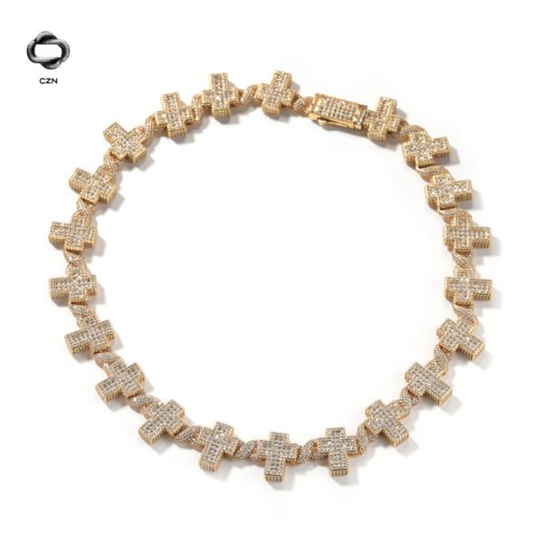 Iced Cross Link Chain - Image 3