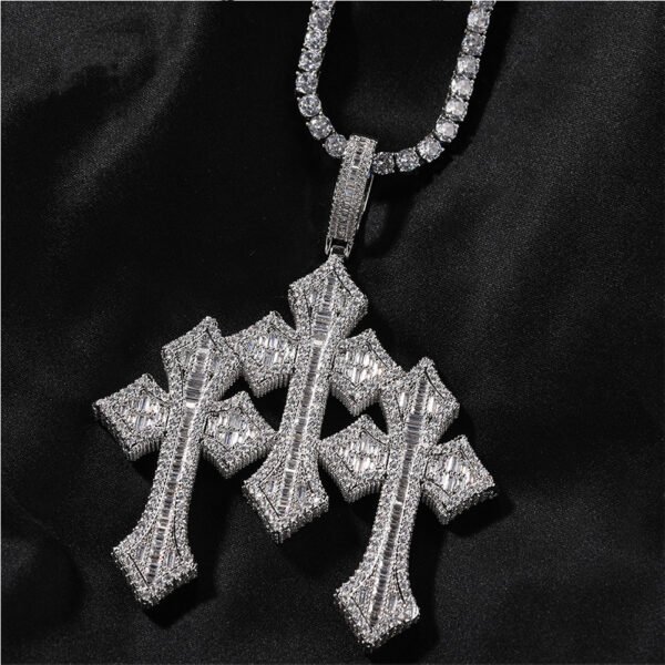 Ice cross pendant