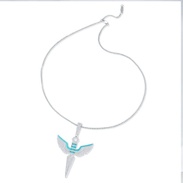 Moissanite Angel pendant - Image 4