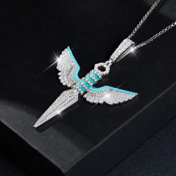 Moissanite Angel pendant