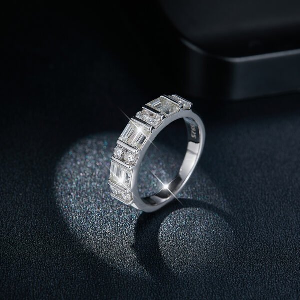 2*4mm  Baguette eternity ring - Image 2