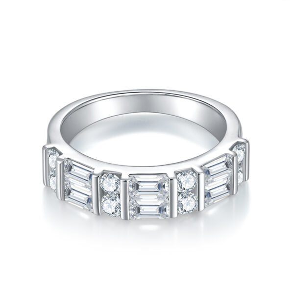 2*4mm  Baguette eternity ring - Image 4