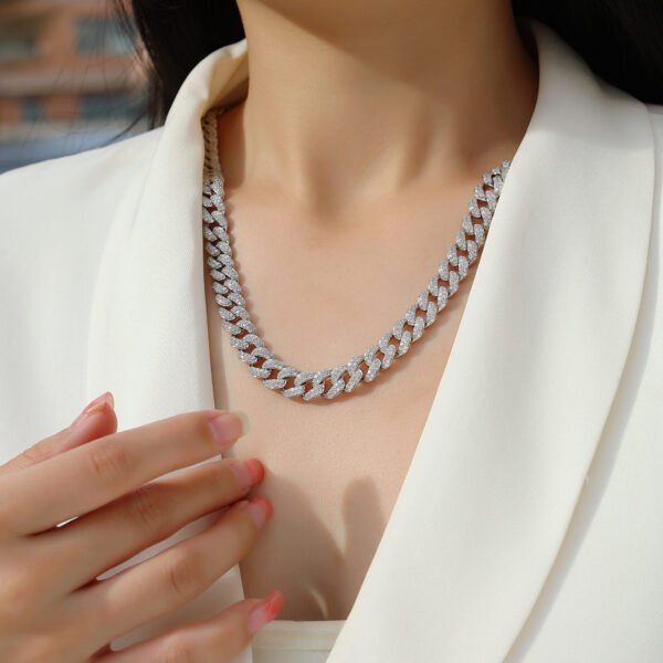 Moissanite Cuban Necklace - Image 3