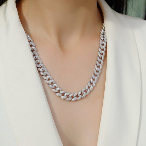 Moissanite Cuban Necklace - Image 4