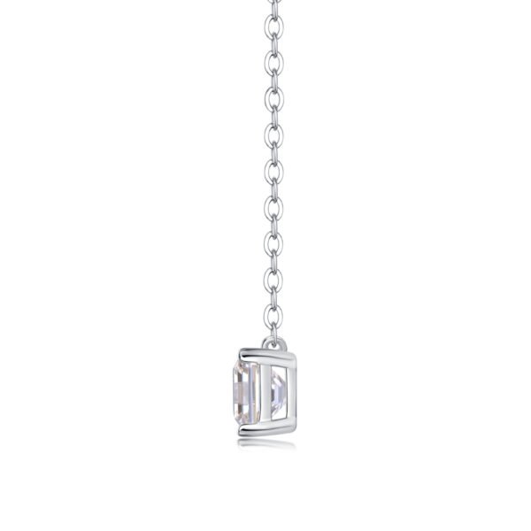 1CT Moissanite princess cut moissanite pendant - Image 6
